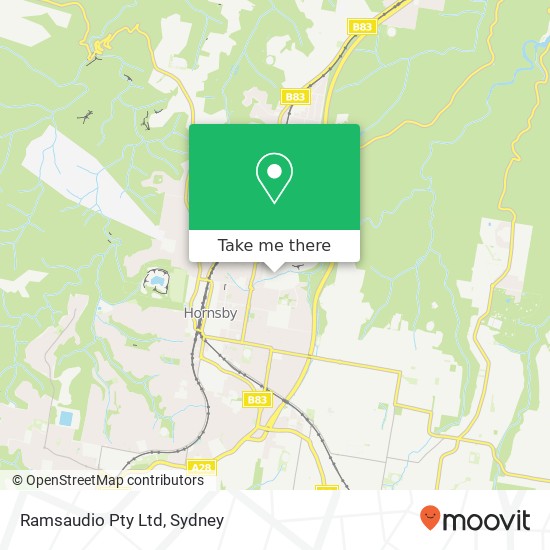 Ramsaudio Pty Ltd map