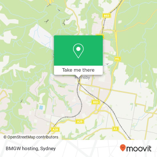BMGW hosting map