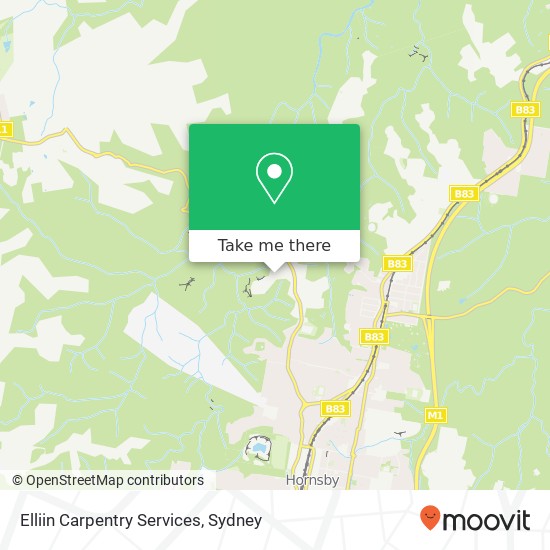 Elliin Carpentry Services map