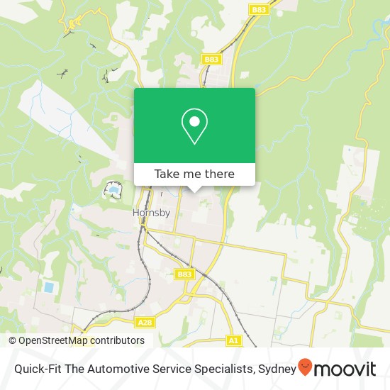 Quick-Fit The Automotive Service Specialists map