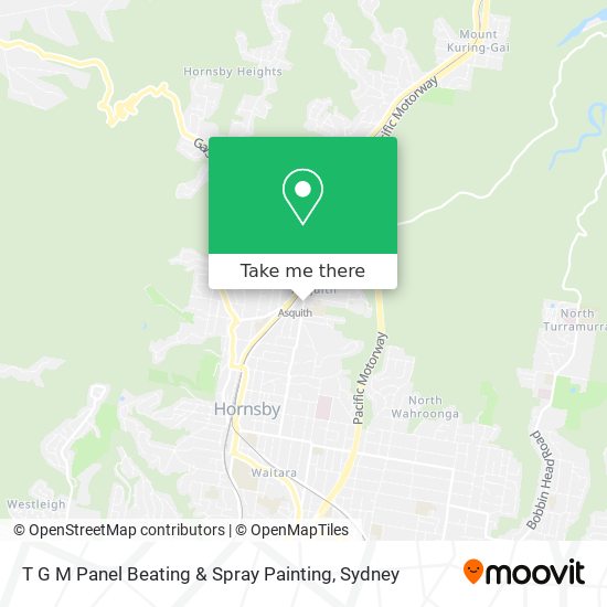 T G M Panel Beating & Spray Painting map
