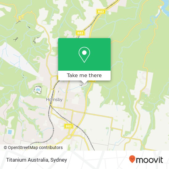 Titanium Australia map