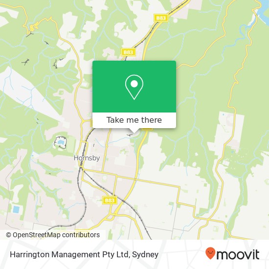 Harrington Management Pty Ltd map