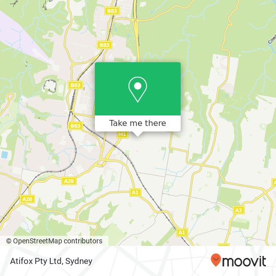 Atifox Pty Ltd map