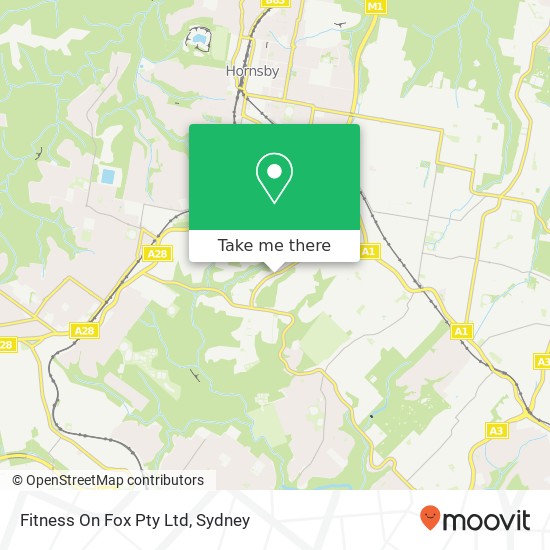 Fitness On Fox Pty Ltd map