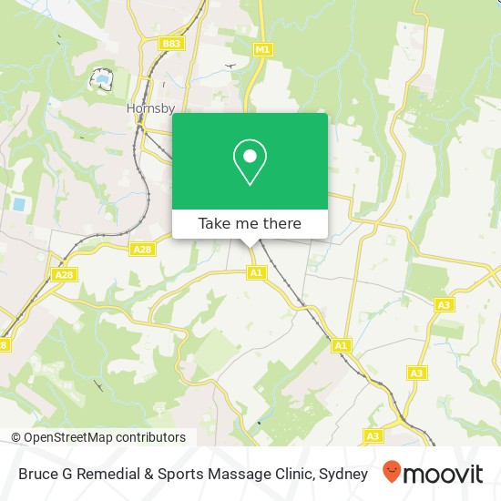 Bruce G Remedial & Sports Massage Clinic map