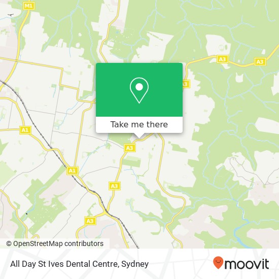 All Day St Ives Dental Centre map