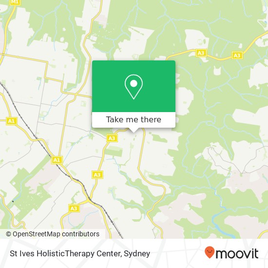 St Ives HolisticTherapy Center map