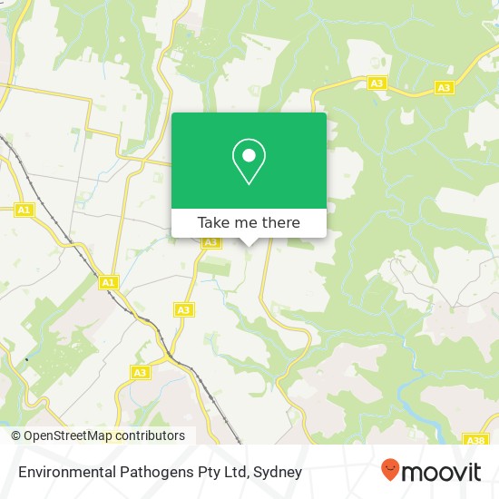 Environmental Pathogens Pty Ltd map