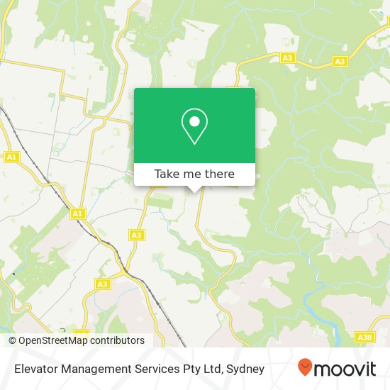Elevator Management Services Pty Ltd map