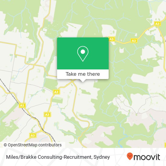 Mapa Miles / Brakke Consulting-Recruitment
