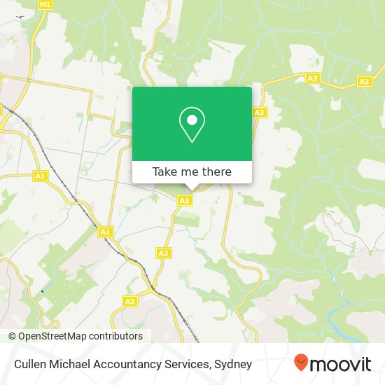 Cullen Michael Accountancy Services map