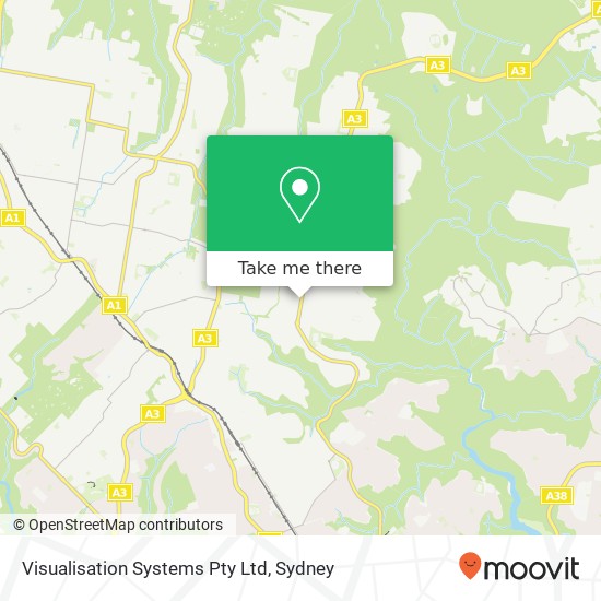 Visualisation Systems Pty Ltd map