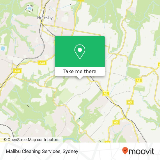 Malibu Cleaning Services map