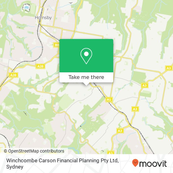 Winchcombe Carson Financial Planning Pty Ltd map