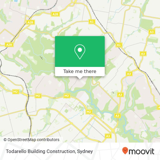 Todarello Building Construction map