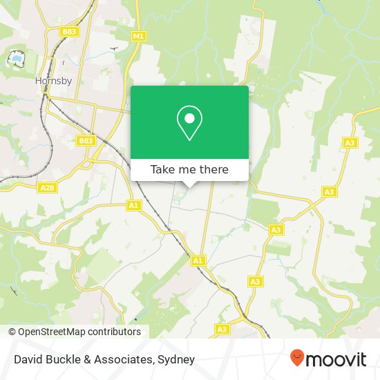 David Buckle & Associates map