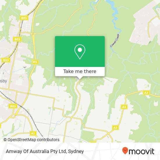 Amway Of Australia Pty Ltd map