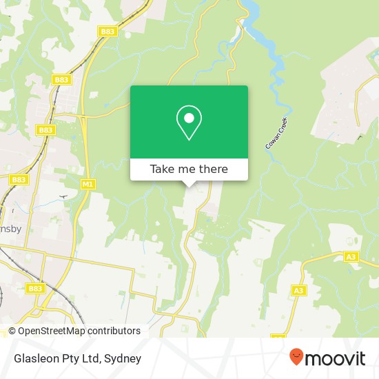 Glasleon Pty Ltd map