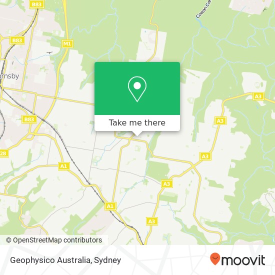 Geophysico Australia map