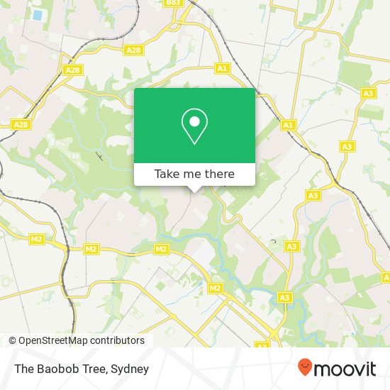 The Baobob Tree map
