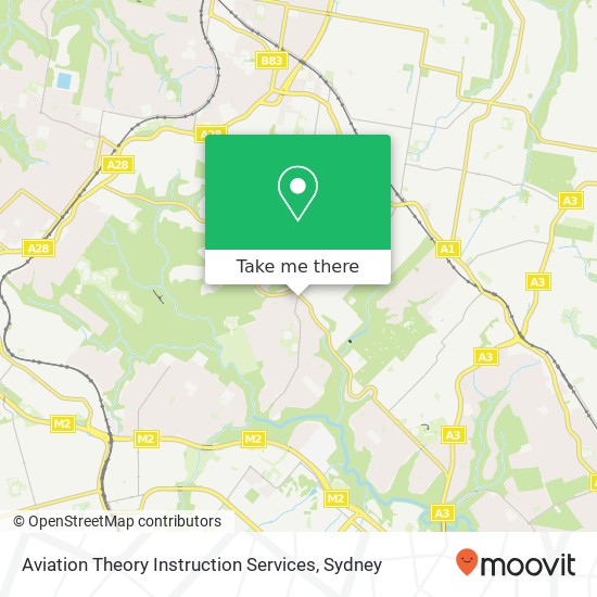 Aviation Theory Instruction Services map