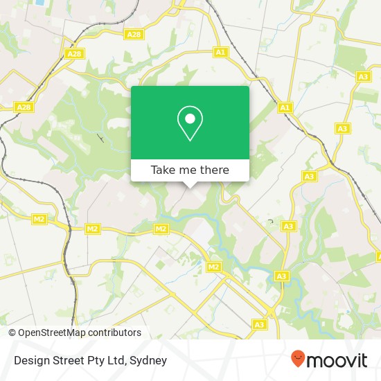 Design Street Pty Ltd map