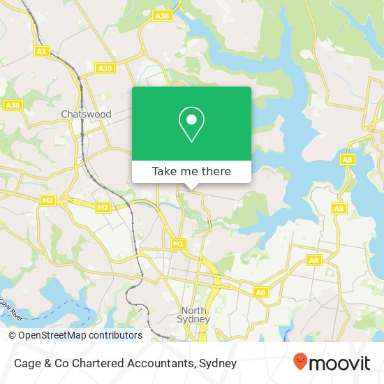 Cage & Co Chartered Accountants map