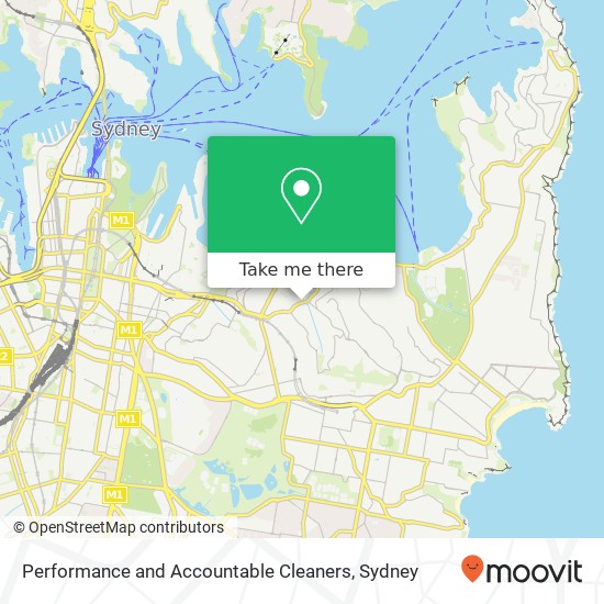 Performance and Accountable Cleaners map