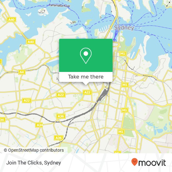 Join The Clicks map