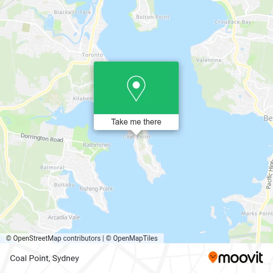 How to Get to Coal Point by Bus or Train?