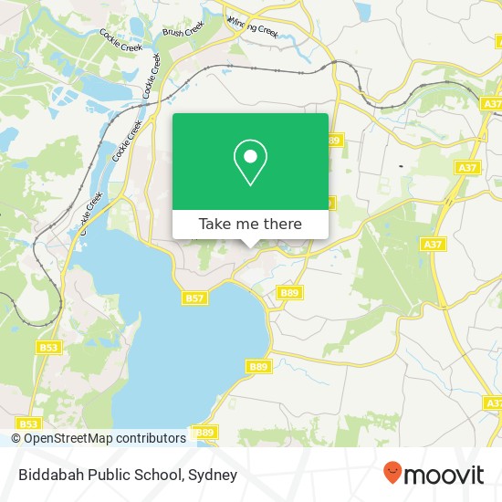 Mapa Biddabah Public School