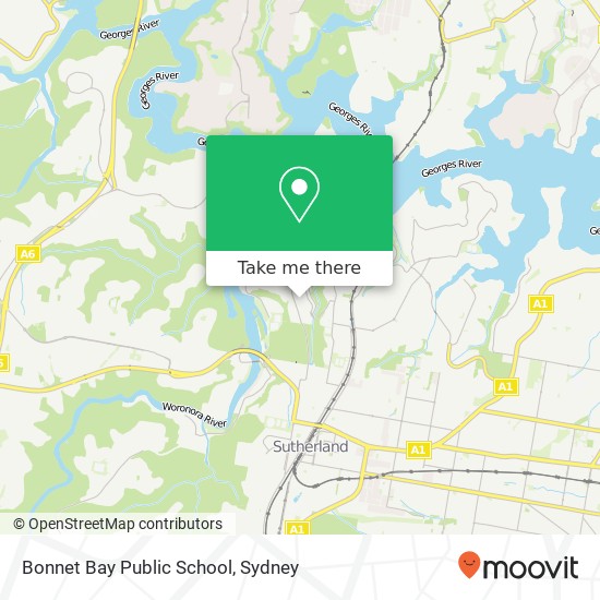 Bonnet Bay Public School map