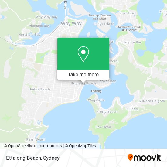 Ettalong Beach map