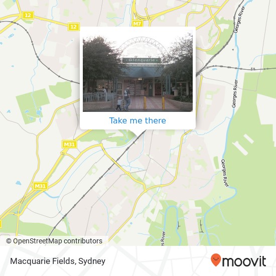Macquarie Fields map