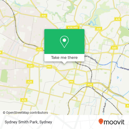 Sydney Smith Park map