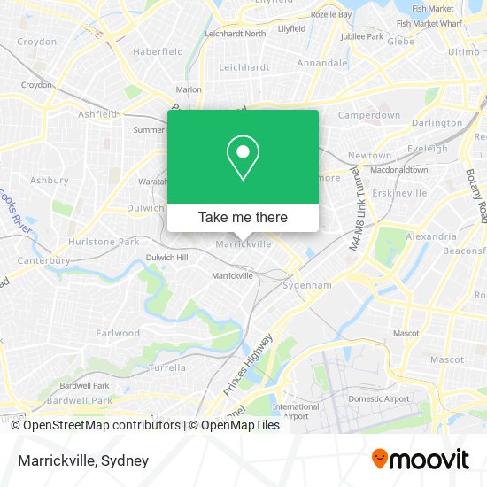 Mapa Marrickville