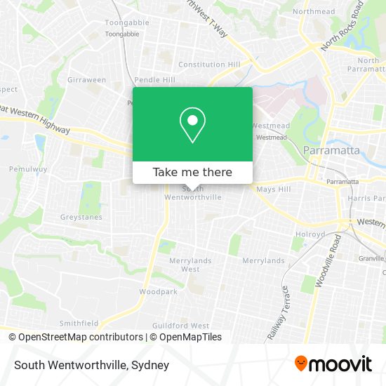 South Wentworthville map