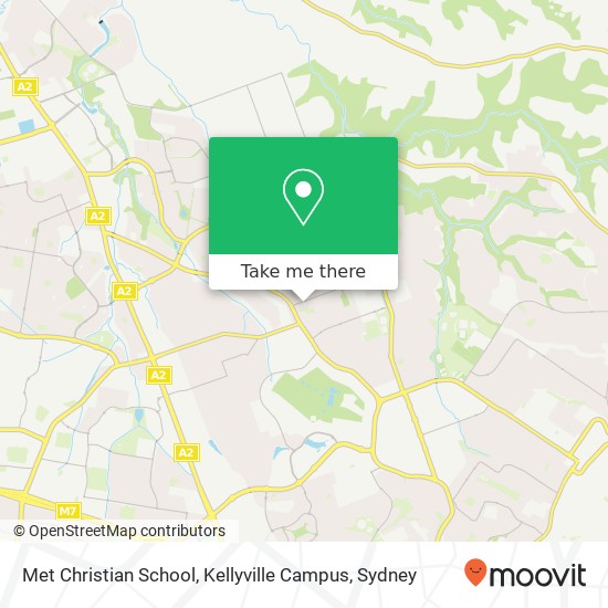 Met Christian School, Kellyville Campus map