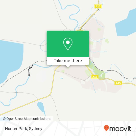 Hunter Park map