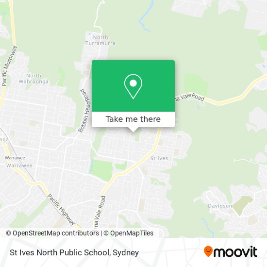 St Ives North Public School map