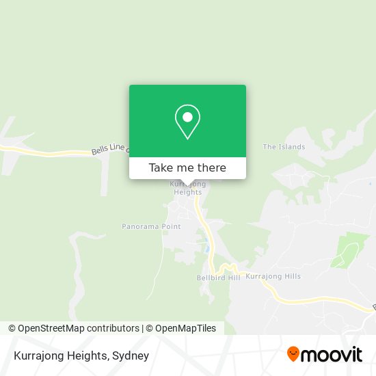 Kurrajong Heights map