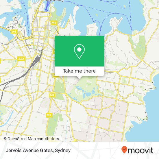 Jervois Avenue Gates map
