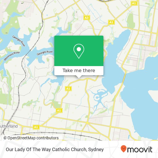 Our Lady Of The Way Catholic Church map