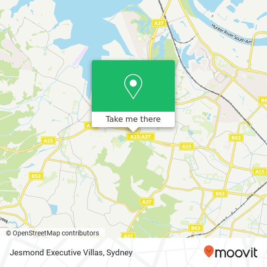Jesmond Executive Villas map