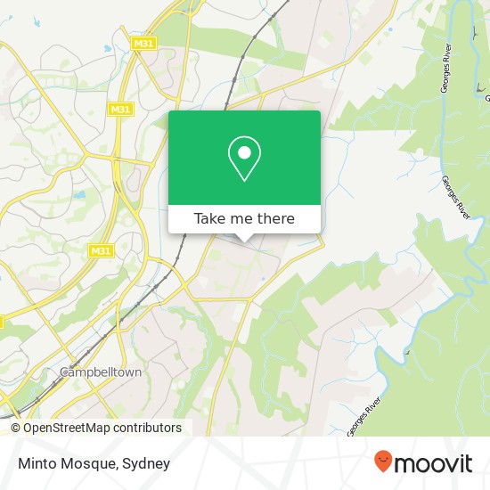 Minto Mosque map