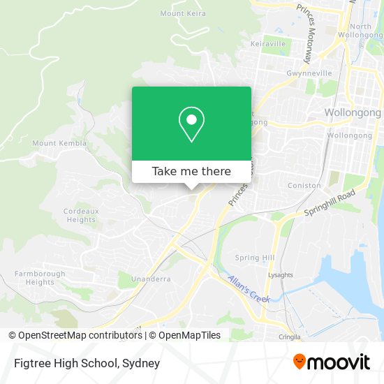 Figtree High School map