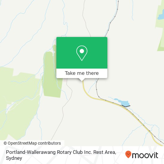 Mapa Portland-Wallerawang Rotary Club Inc. Rest Area