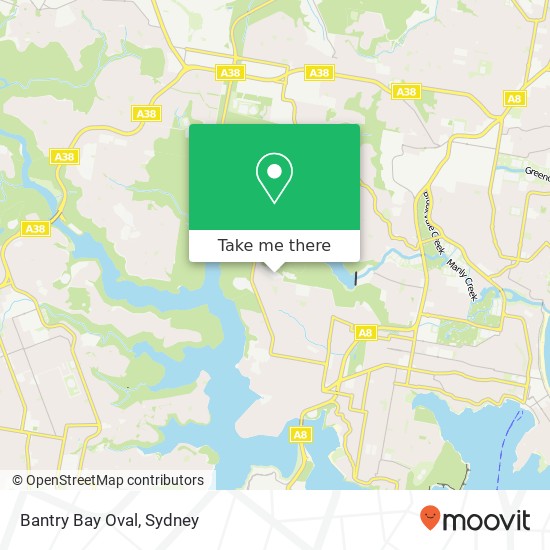 Bantry Bay Oval map