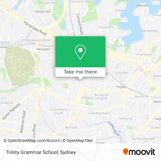 Trinity Grammar School map